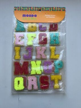 26ct Adhesive Letter Patches - Mondo Llama™